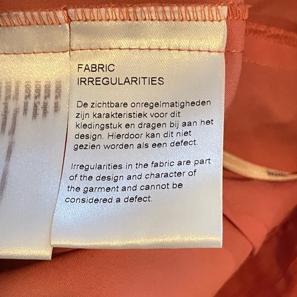 Stills maxi 100% silk flowing pleats rust colour skirt - Picture 7 of 7